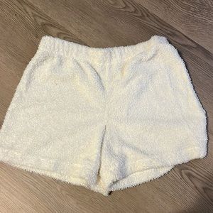 PJ fuzzy shorts